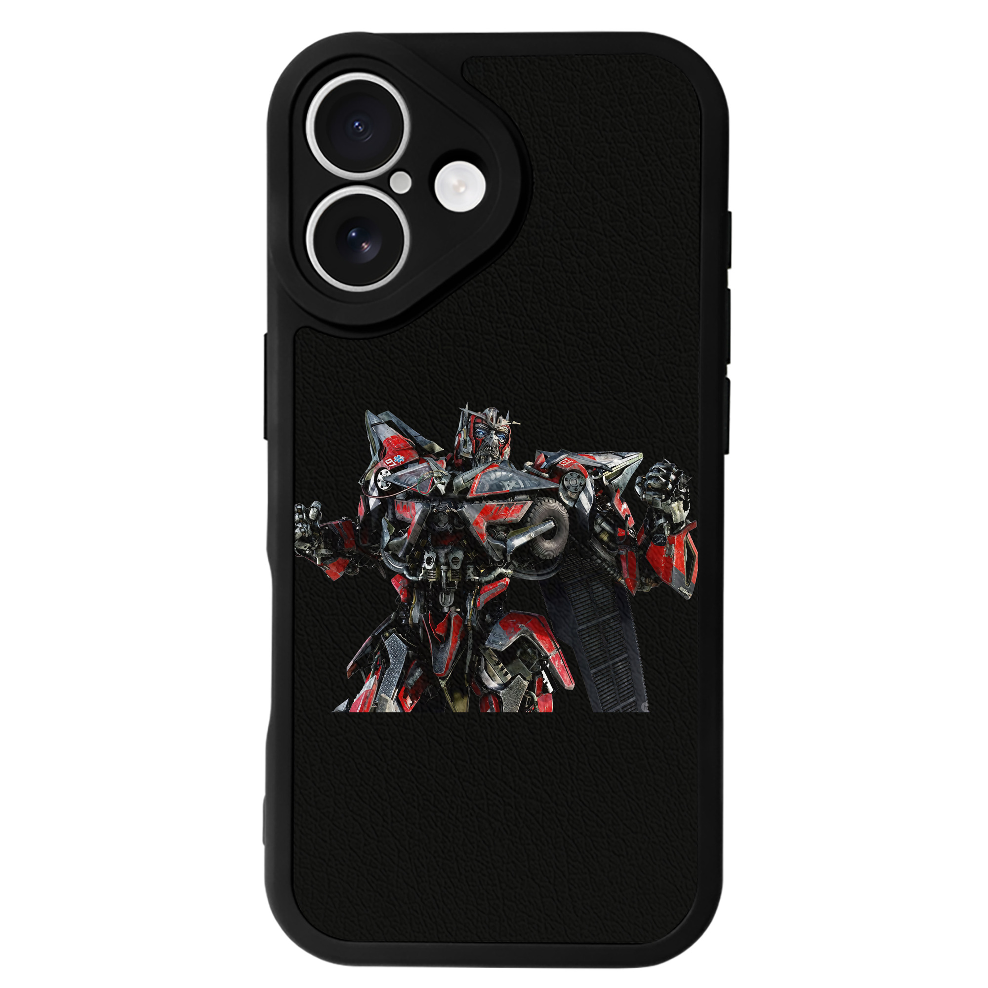 （画像用） Transformers トランスフォーマー 【iPhone 16シリーズ対応】シリコンスマホケース（レザー調） 材質：シリコン